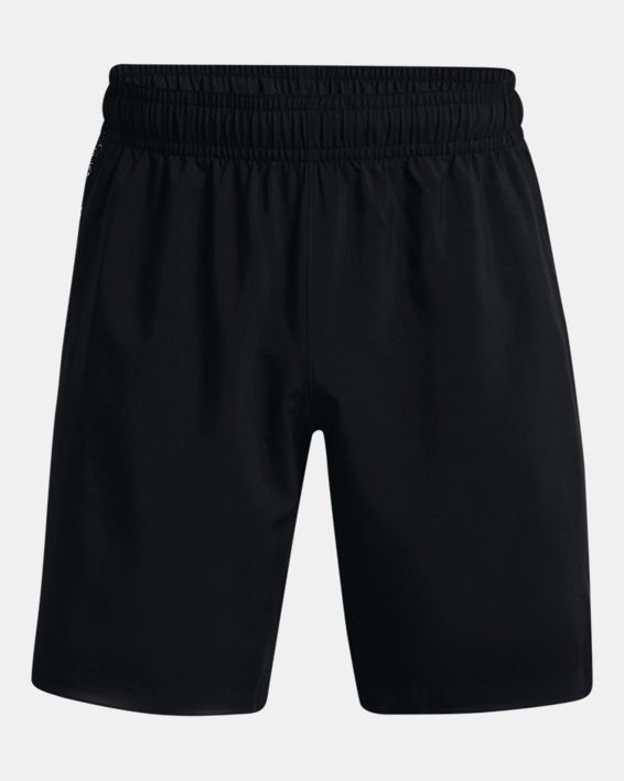 Men's UA Woven Graphic Shorts in Black image number 4